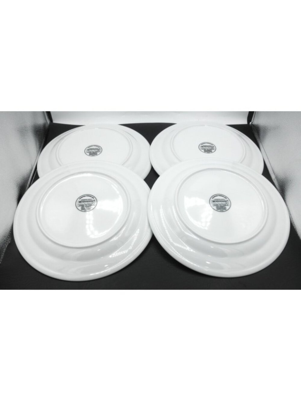 Porcelain Whiteware by Denmark Tools for Cooks 11-1/2 In. Dinner Plate Set of 4 - Picture 2 of 6